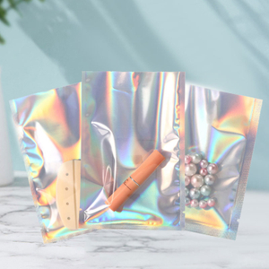 Best Selling Holographic Heat Seal Bag with 1 Side Transparent