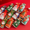 Christmas Drawstring Gift Bag for Cookies Candies Bundle