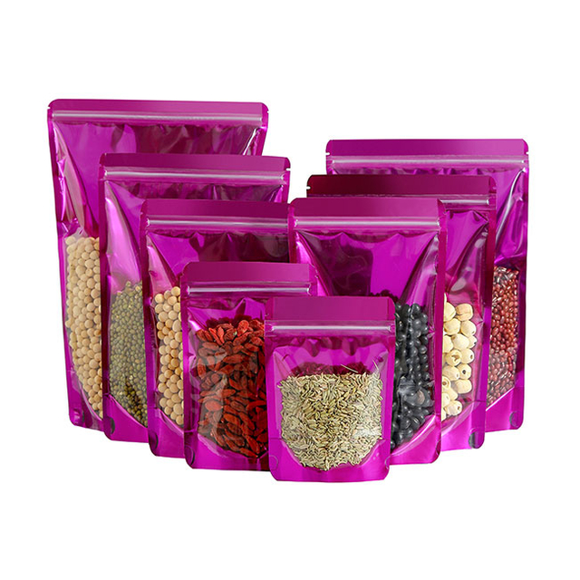 Stand Up Pouch with 1-side-transparent