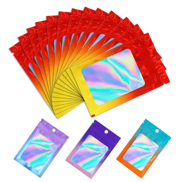 Wholesale Holographic Mylar Ziplock Bags for Small Business